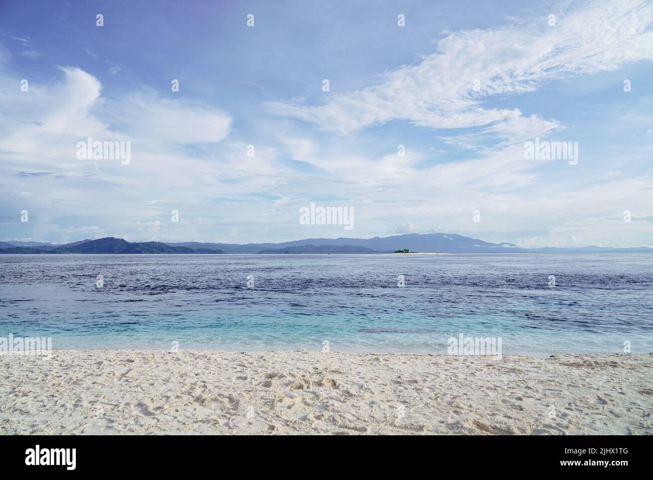 Strand In Raja Ampat, Papua, Indonesien Stockfoto