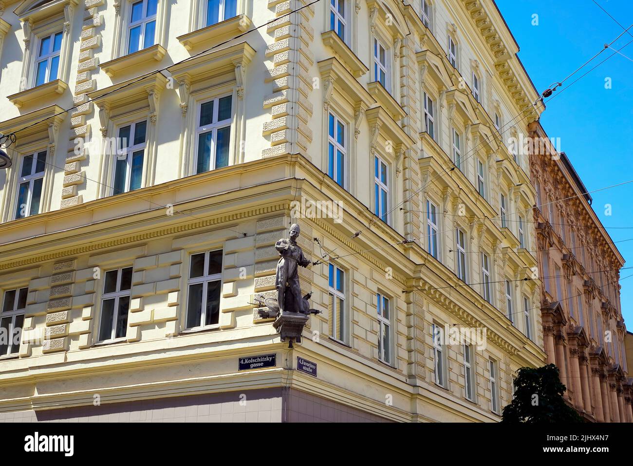 Statue von Jerzy Franciszek Kulczycki Franz Kolschitzky
