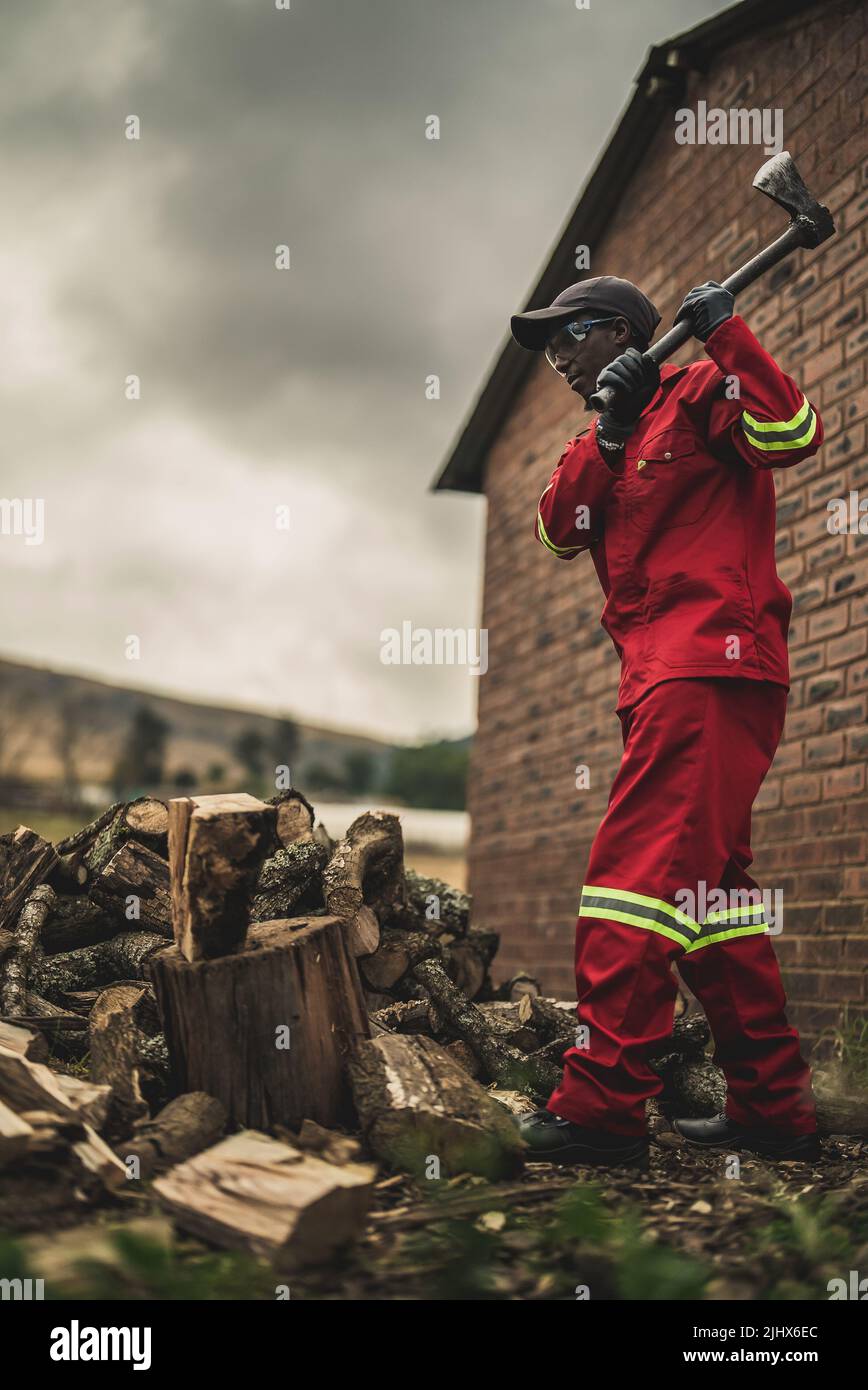 Südafrikanische Arbeitskleidung Stockfoto