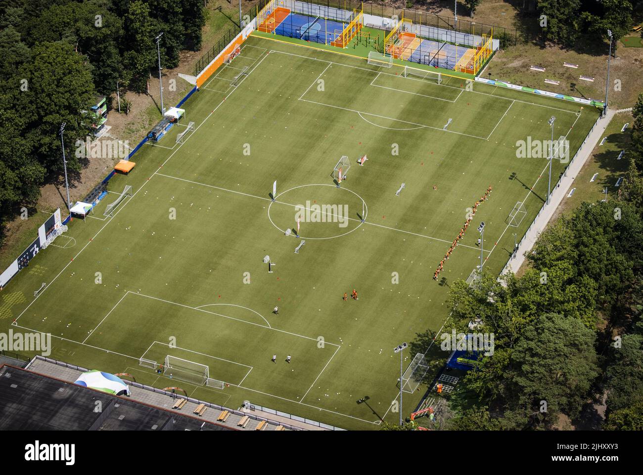 2022-07-20 13:22:07 ZEIST - Luftbild des KNVB Campus. ANP SEM VAN DER WAL niederlande Out - belgien Out Stockfoto
