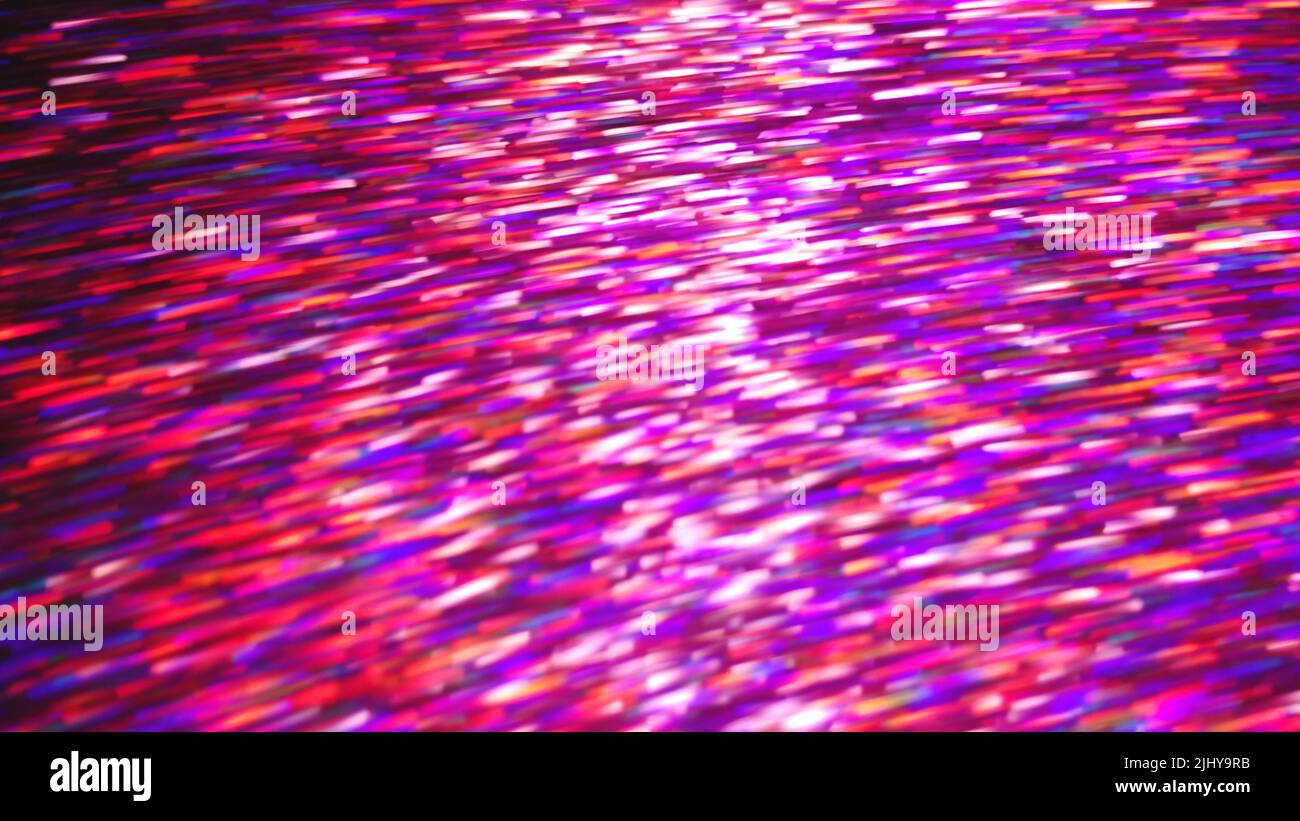 Abstrakte lila Linien und Lichter Hintergrund Stockfoto