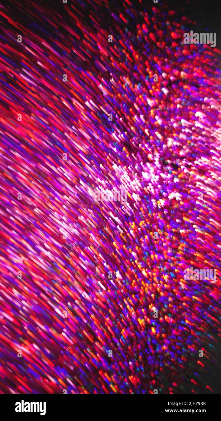 Abstrakte weihnachtliche rosa und violette Glanzstruktur Stockfoto