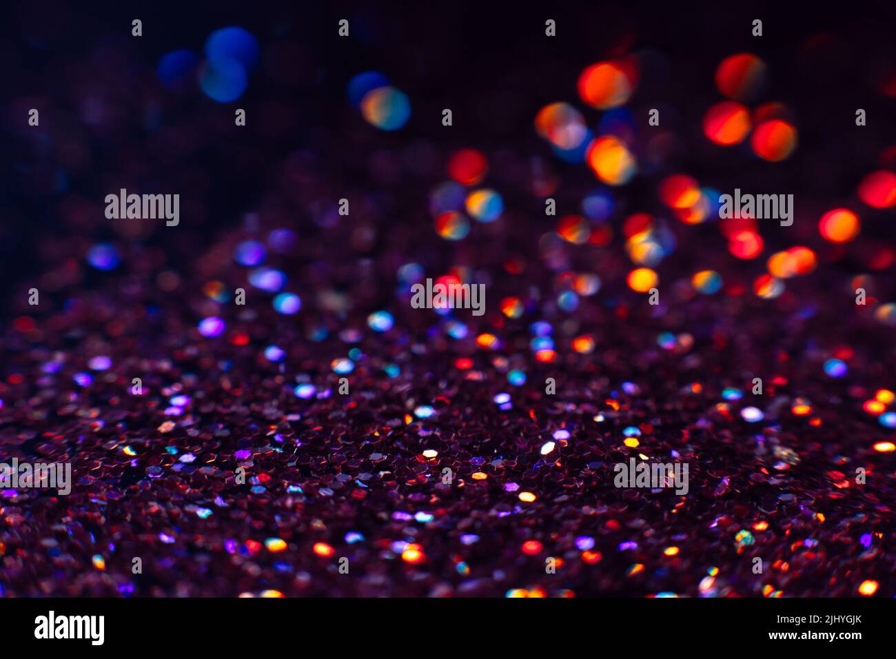 Abstrakt glänzend violett Glitzer Urlaub Hintergrund Stockfoto