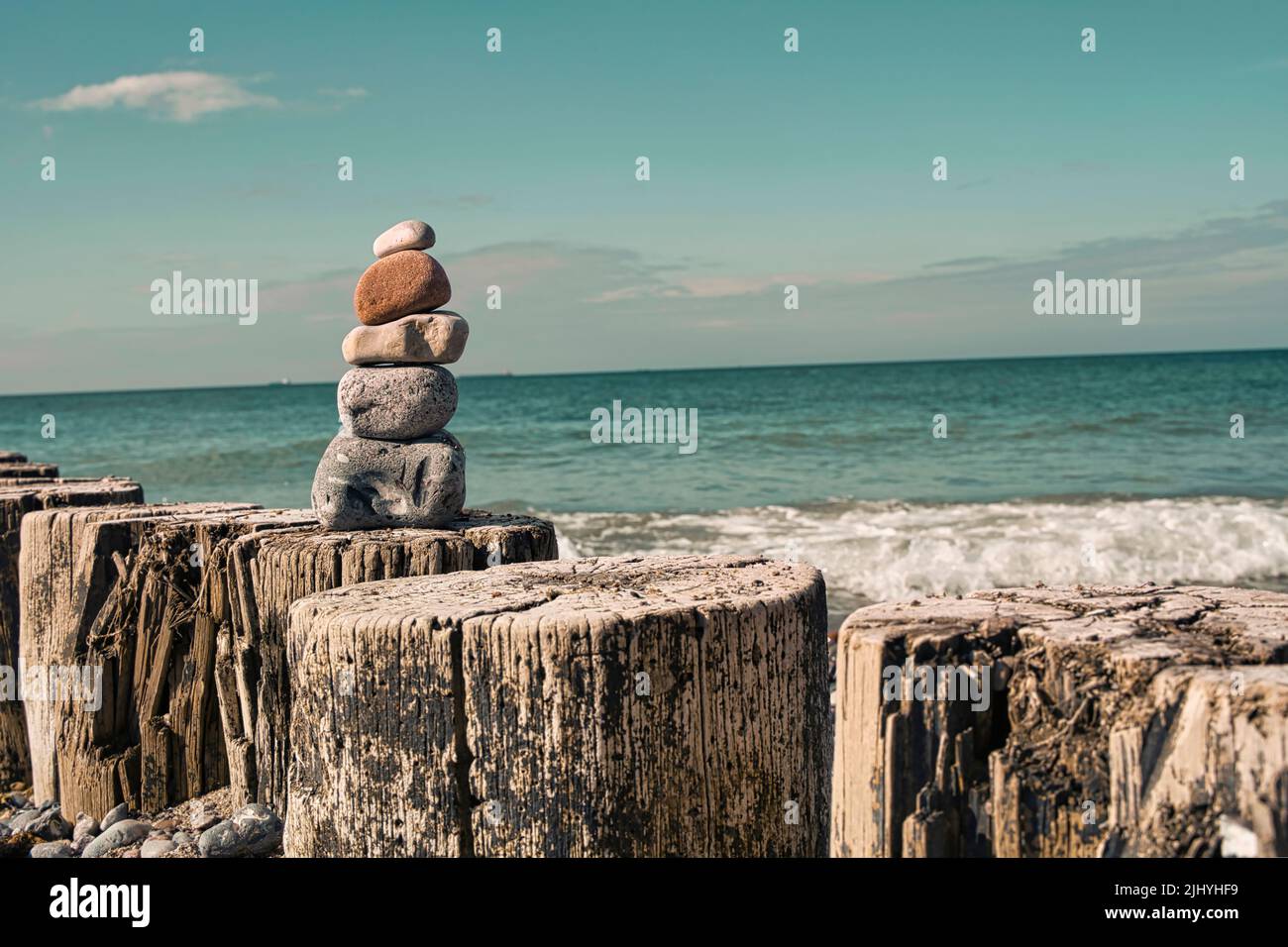 ostseestrand Stockfoto