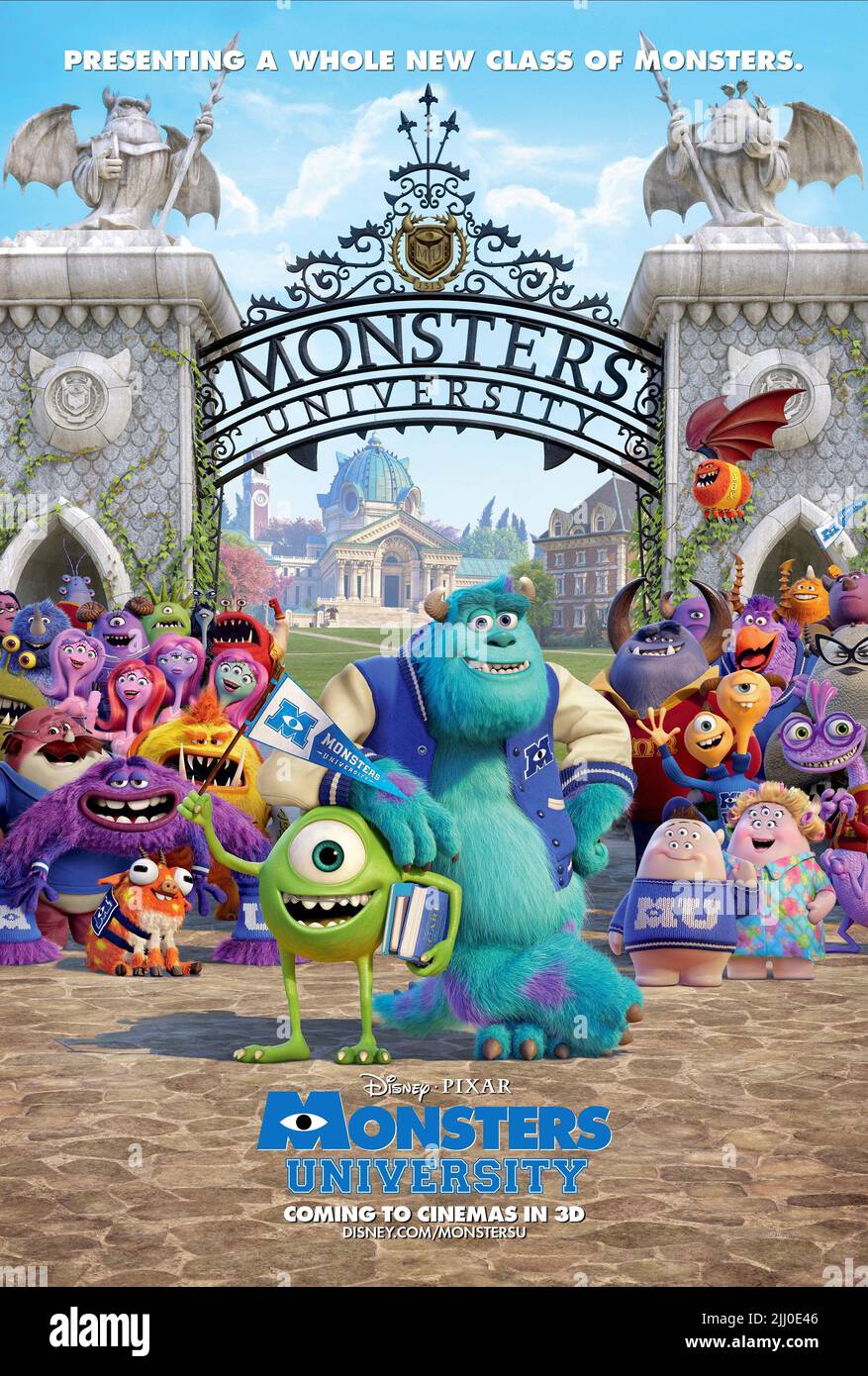 WAZOWSKI, POSTER, MONSTER UNIVERSITY, 2013 Stockfoto