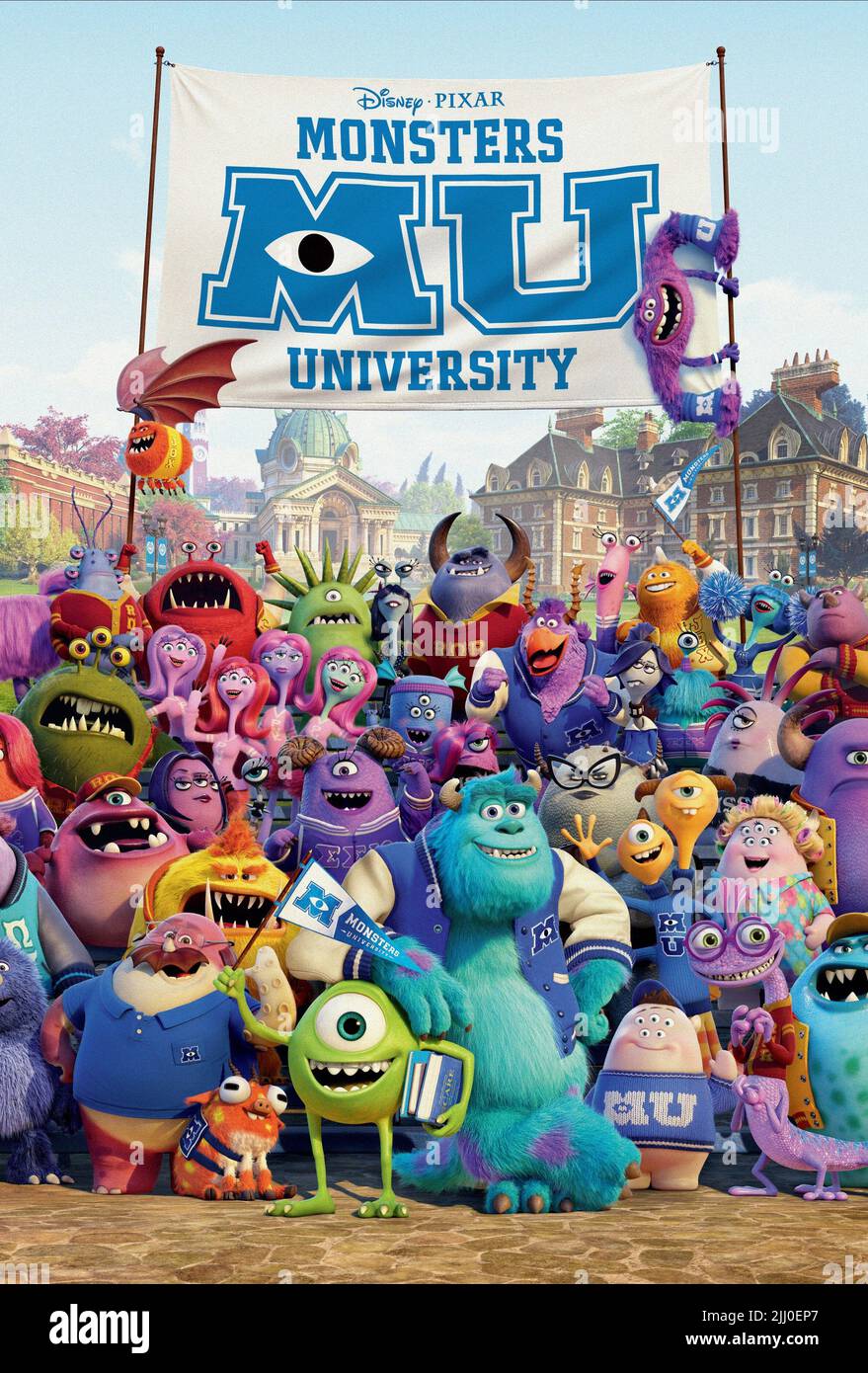 MIKE WAZOWSKI, SULLEY POSTER, Monstern, Universität, 2013 Stockfoto