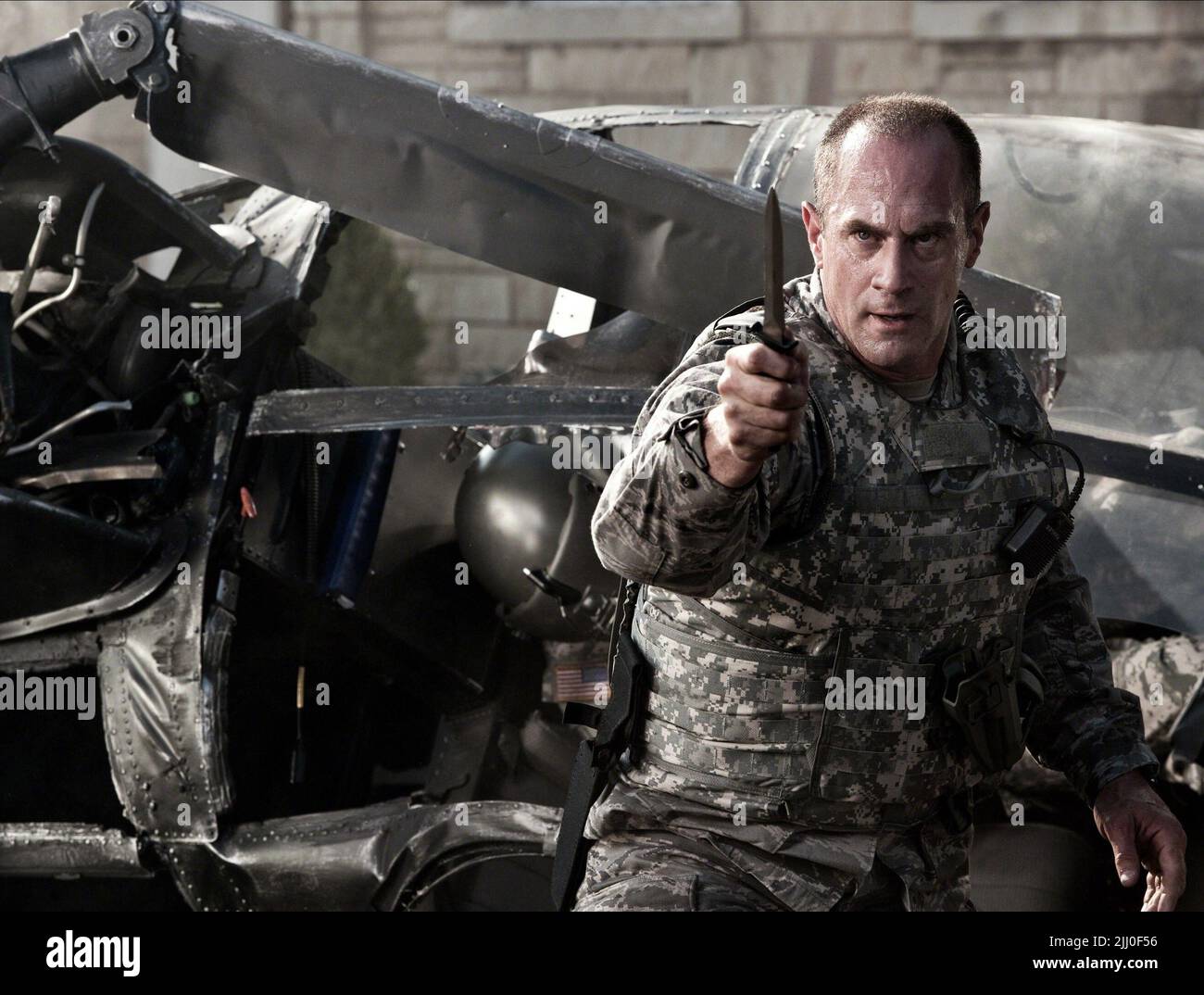 CHRISTOPHER MELONI, MANN AUS STAHL, 2013 Stockfoto