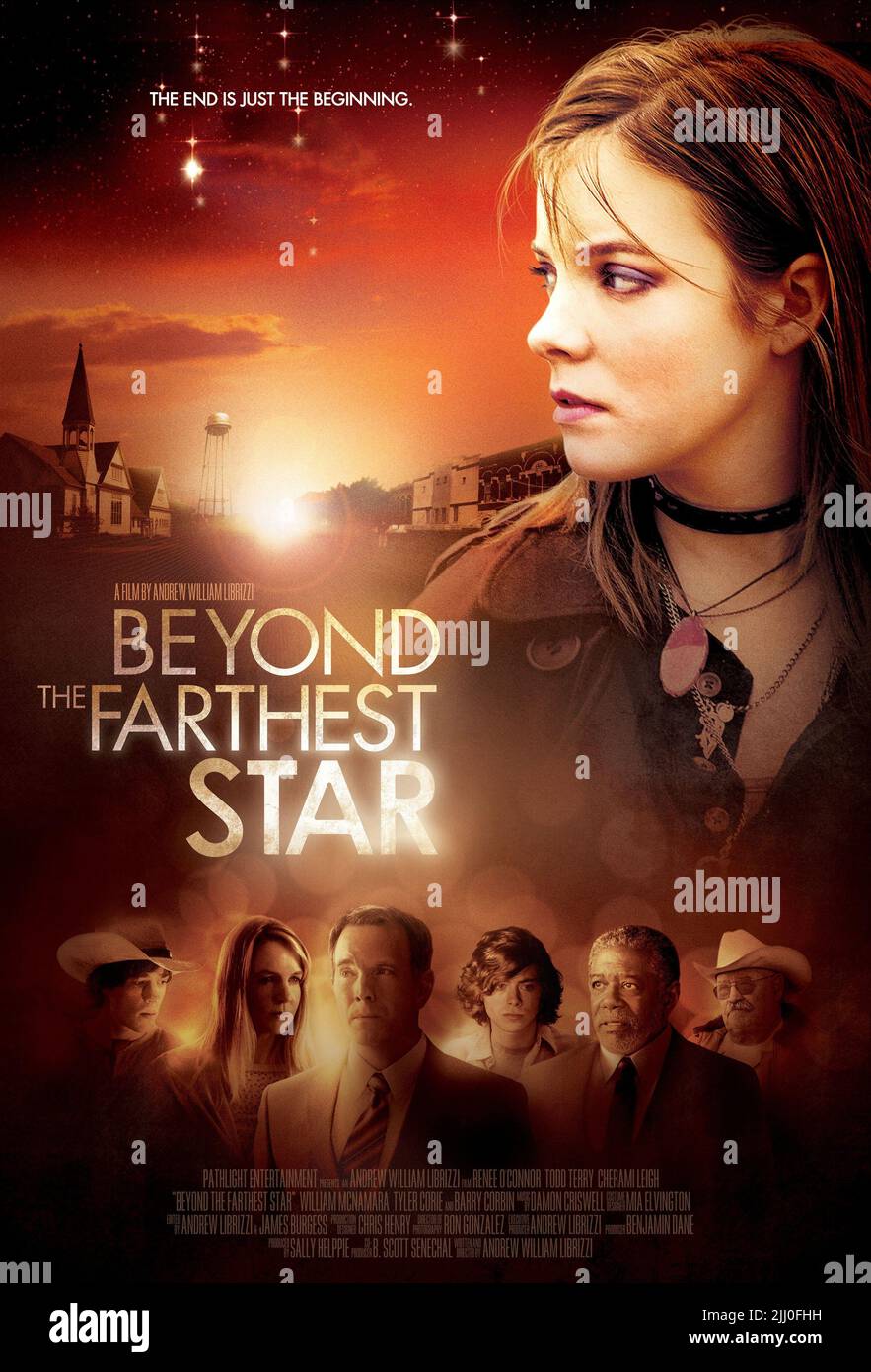 LEIGH, ROE, O’CONNOR, TERRY, CORIE, JR., POSTER, BEYOND THE FAR STAR, 2013 Stockfoto