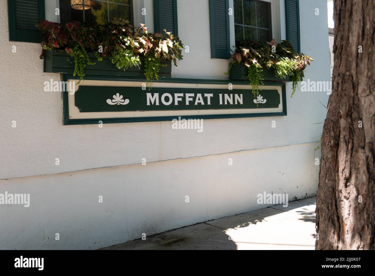 moffat Inn ist ein kleines Gasthaus in niagara-on-the-Lake, ontario, kanada Stockfoto