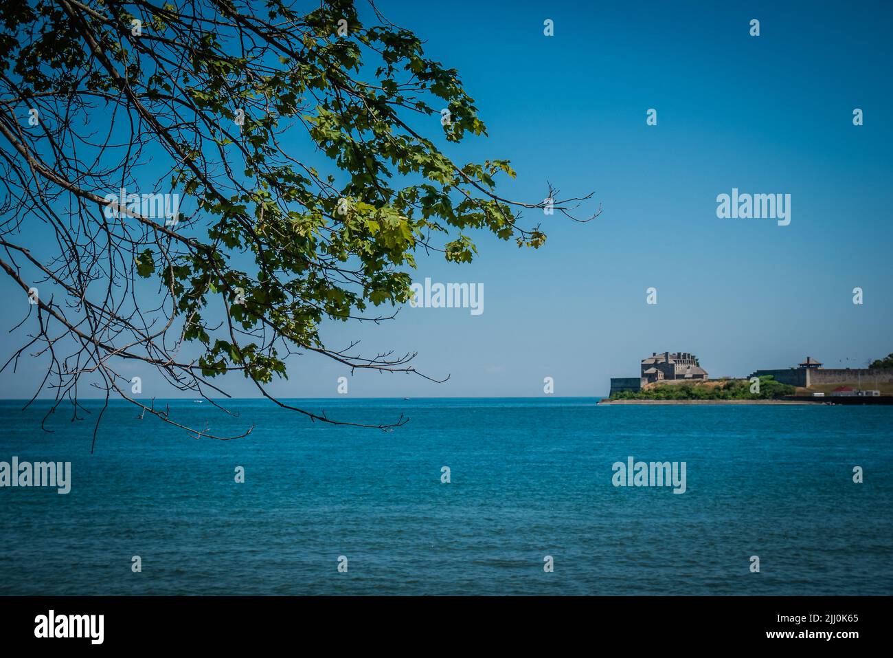 Blaues Wasser und Himmel, niagara am See, ontario, kanada Stockfoto