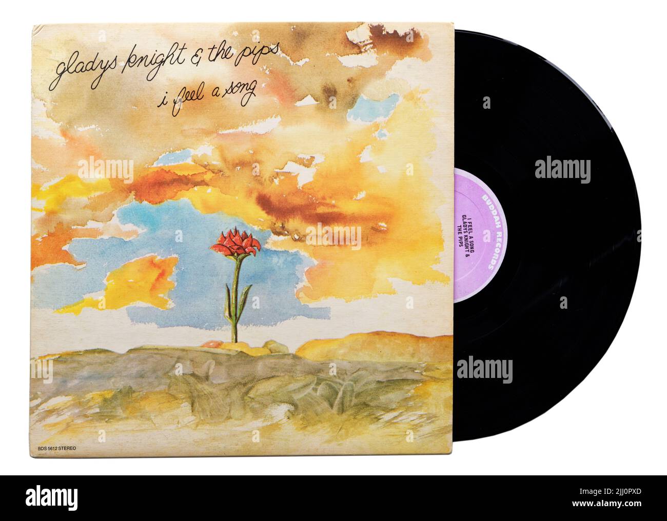 Ich spüre ein Song-Album von Gladys Knight and The Pips Stockfoto