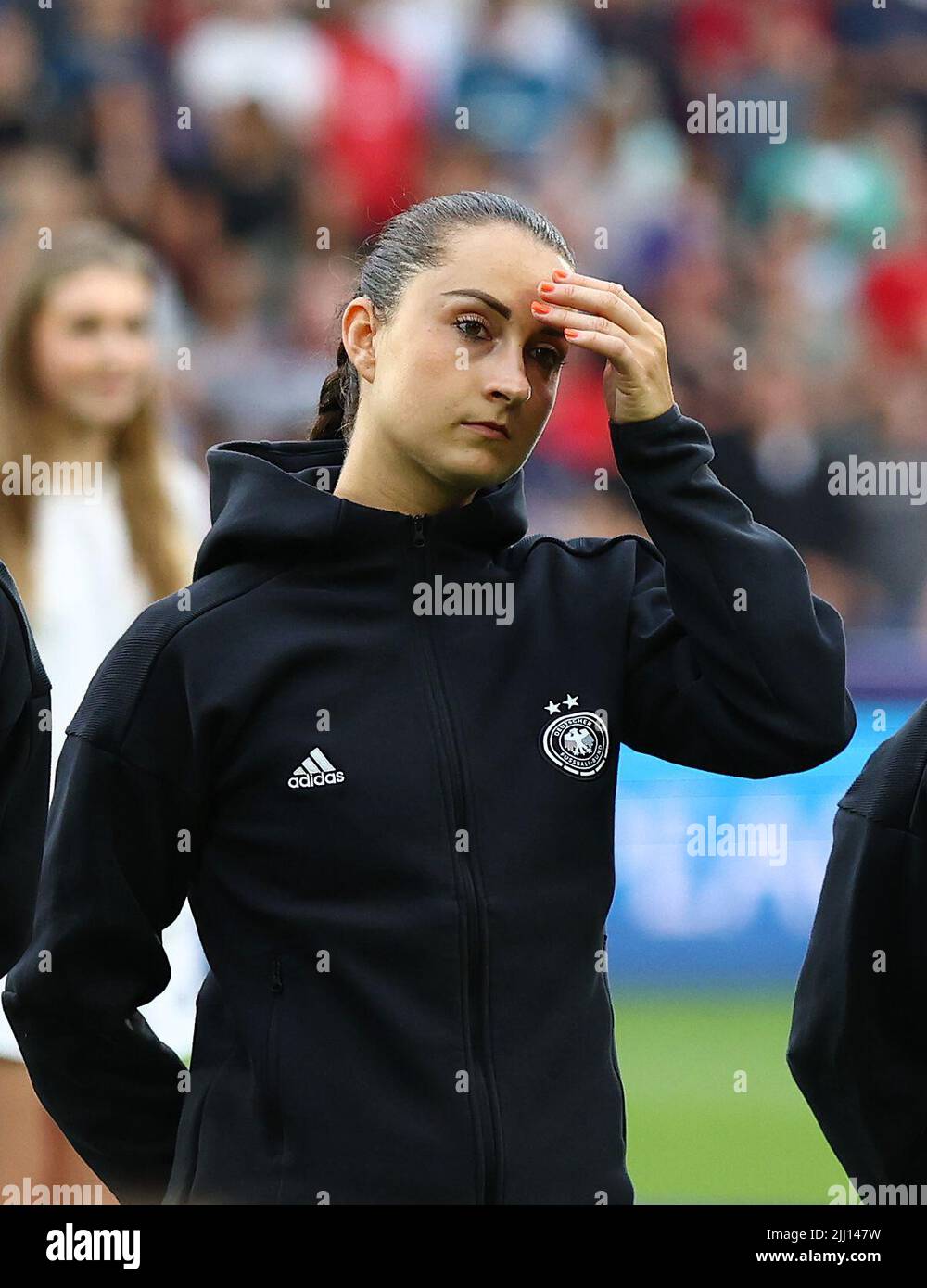 London, England, 21.. Juli 2022. Sara Dabritz aus Deutschland beim Spiel der UEFA Women's European Championship 2022 im Brentford Community Stadium, London. Bildnachweis sollte lauten: David Klein / Sportimage Stockfoto