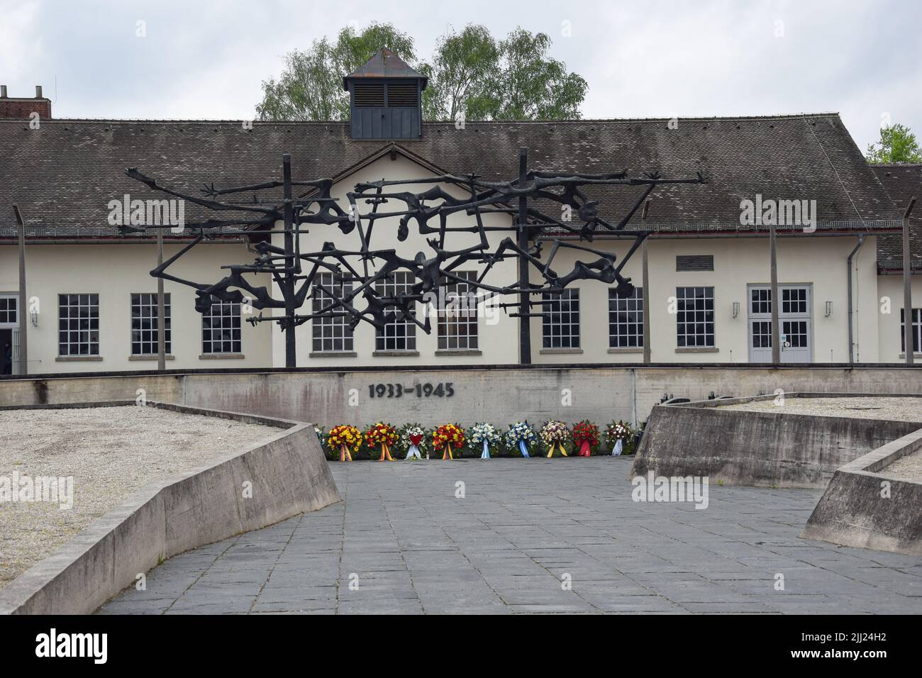 KZ Dachau in Deutschland Stockfoto