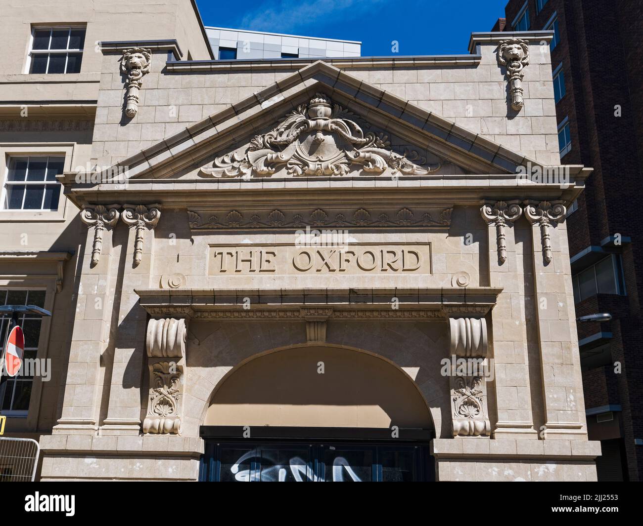 Die Oxford oder Oxford Gallerie in Newcastle upon Tyne, Großbritannien, wurde 1923 als Tanzhalle erbaut, später als Nachtclub und in der Cul Stockfoto