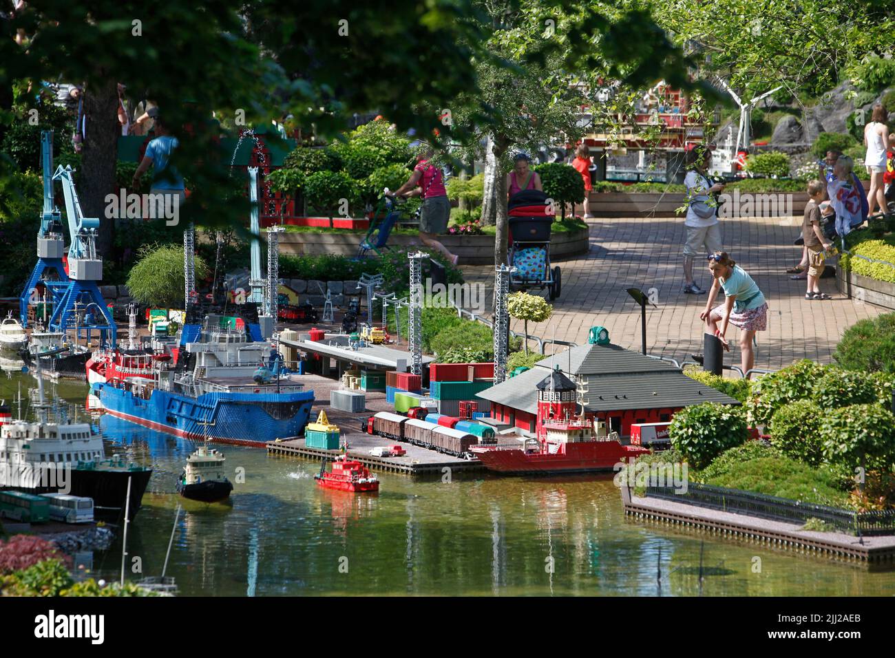 Legoland, Billund, Dänemark. Stockfoto