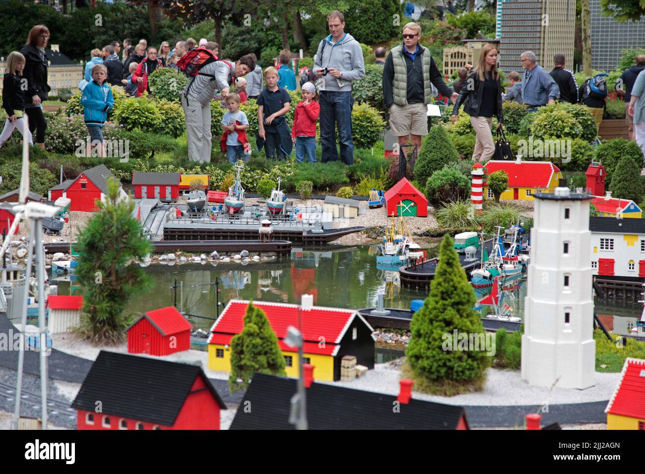 Legoland, Billund, Dänemark. Stockfoto