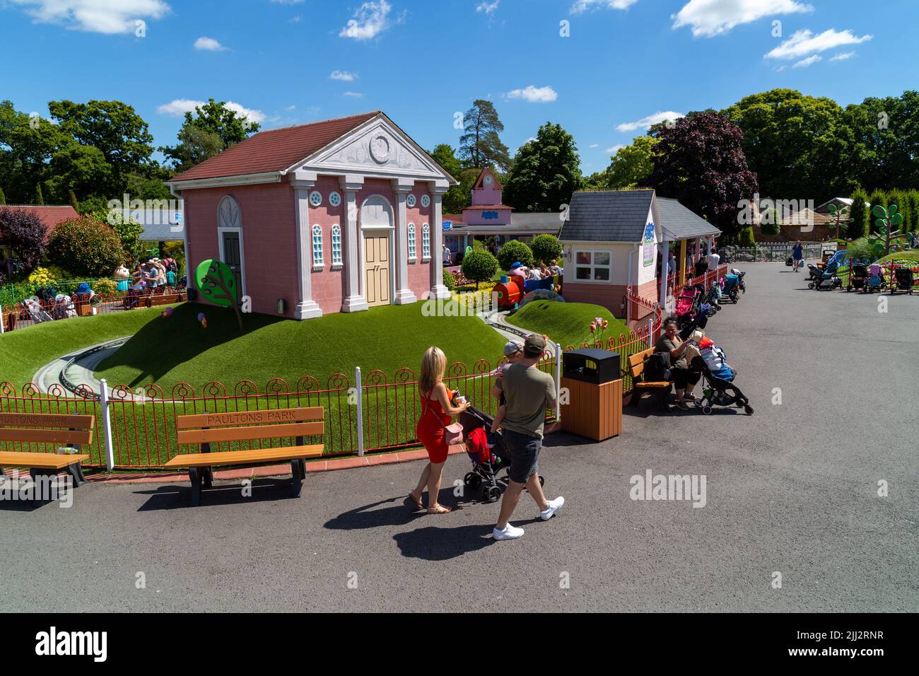 Paultons Park, hampshire Stockfoto