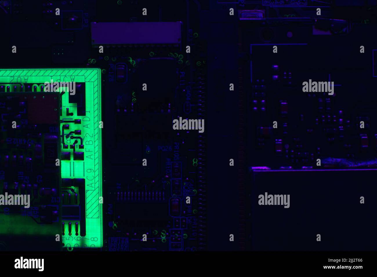 Elektronik Technik Hauptplatine digitale Daten Stockfoto