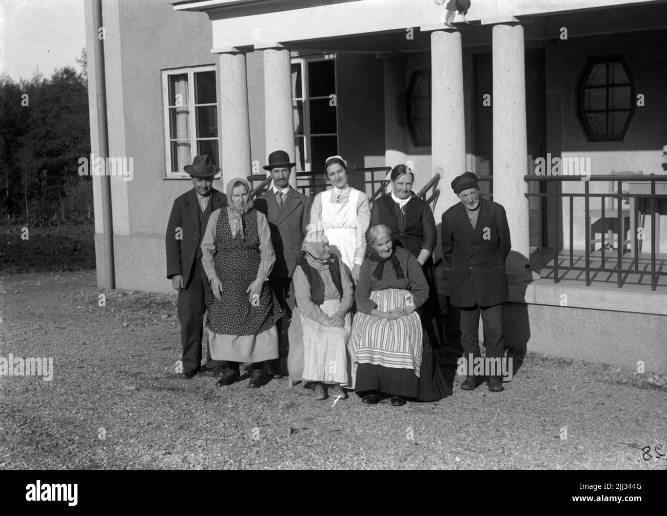 Svennevads Altersheim. Stockfoto