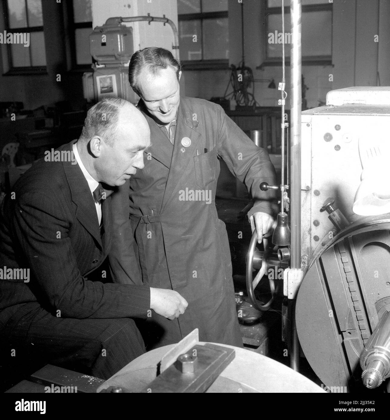 Laxå Industrier.12. Mai 1955 Stockfoto