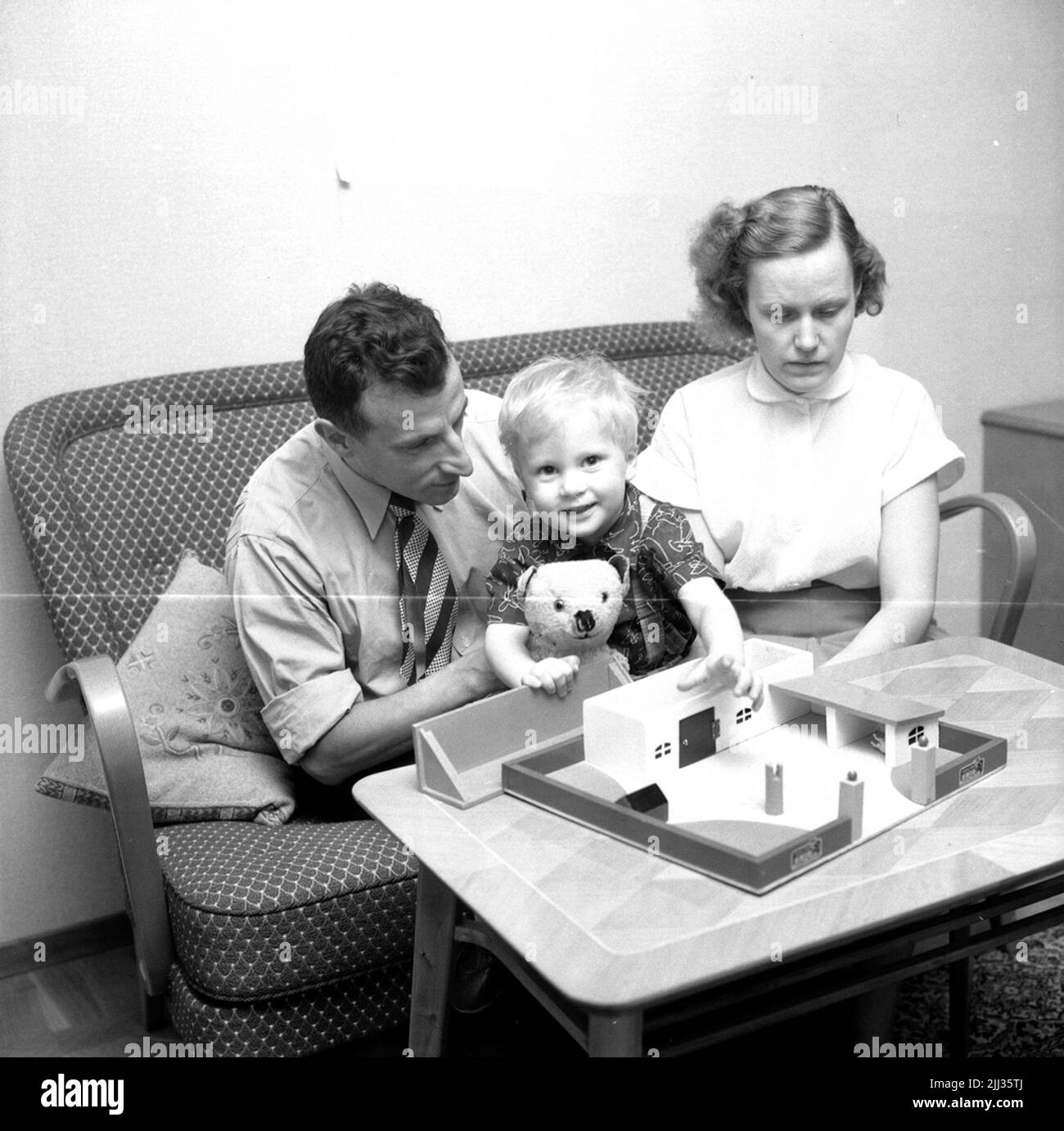Blinder Polac lebt in Schweden.14. Mai 1955 Stockfoto