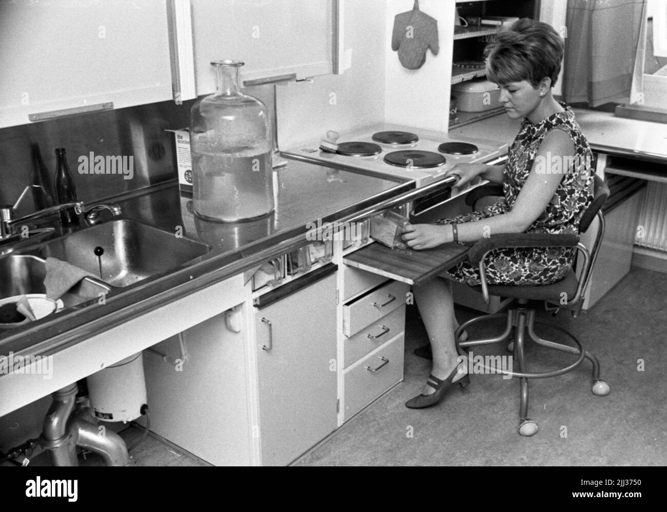 Rehabilitation Cliking, 7. Juli 1967 Stockfoto