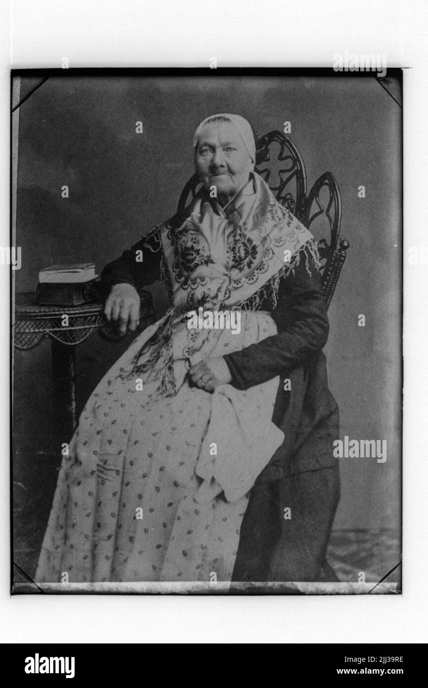 Eine ältere Frau.per Nilsson Stockfoto