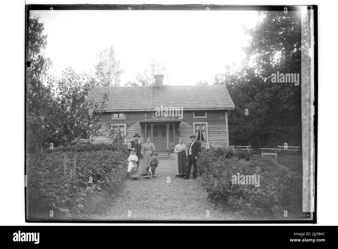Wohnhaus, 7 Personen. Hedén Stockfoto