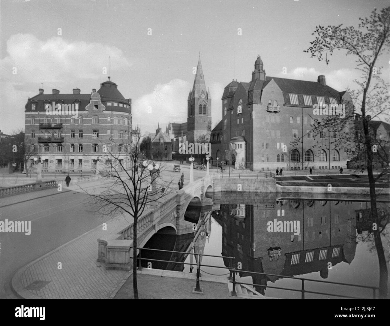 Bundeskanzlerin in Örebro Stockfoto