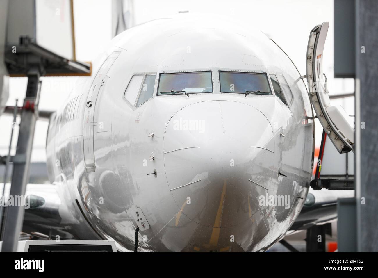 Flughafen Glasgow, Schottland Stockfoto