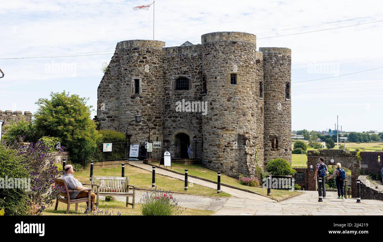 Rye Castle und Museum, East Sussex Stockfoto