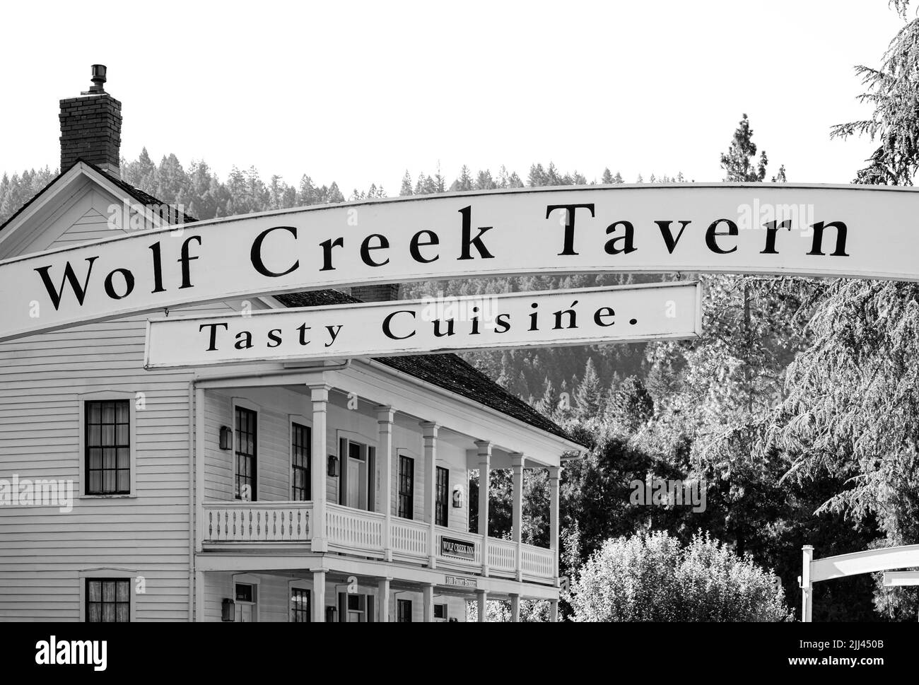 Wolf Creek Inn außen Stockfoto