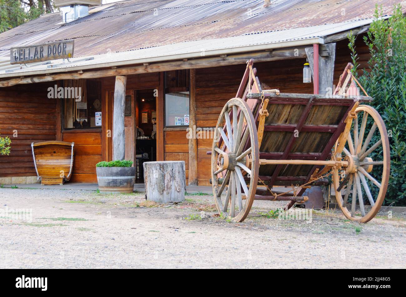 Gracebrook Vineyards Cellar Door - King Valley, Victoria, Australien Stockfoto