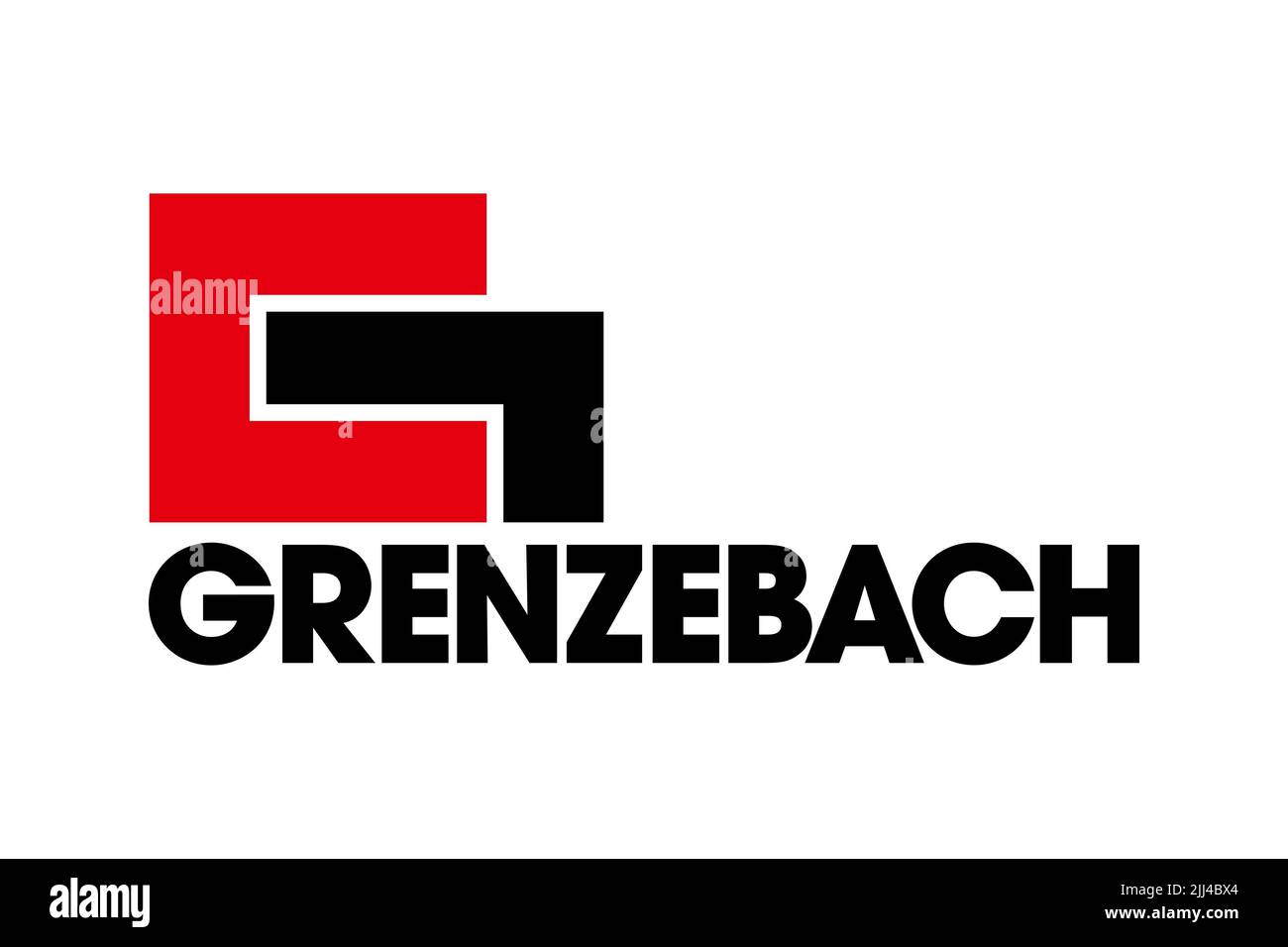 Grenzebach BSH, Logo, weißer Hintergrund Stockfoto