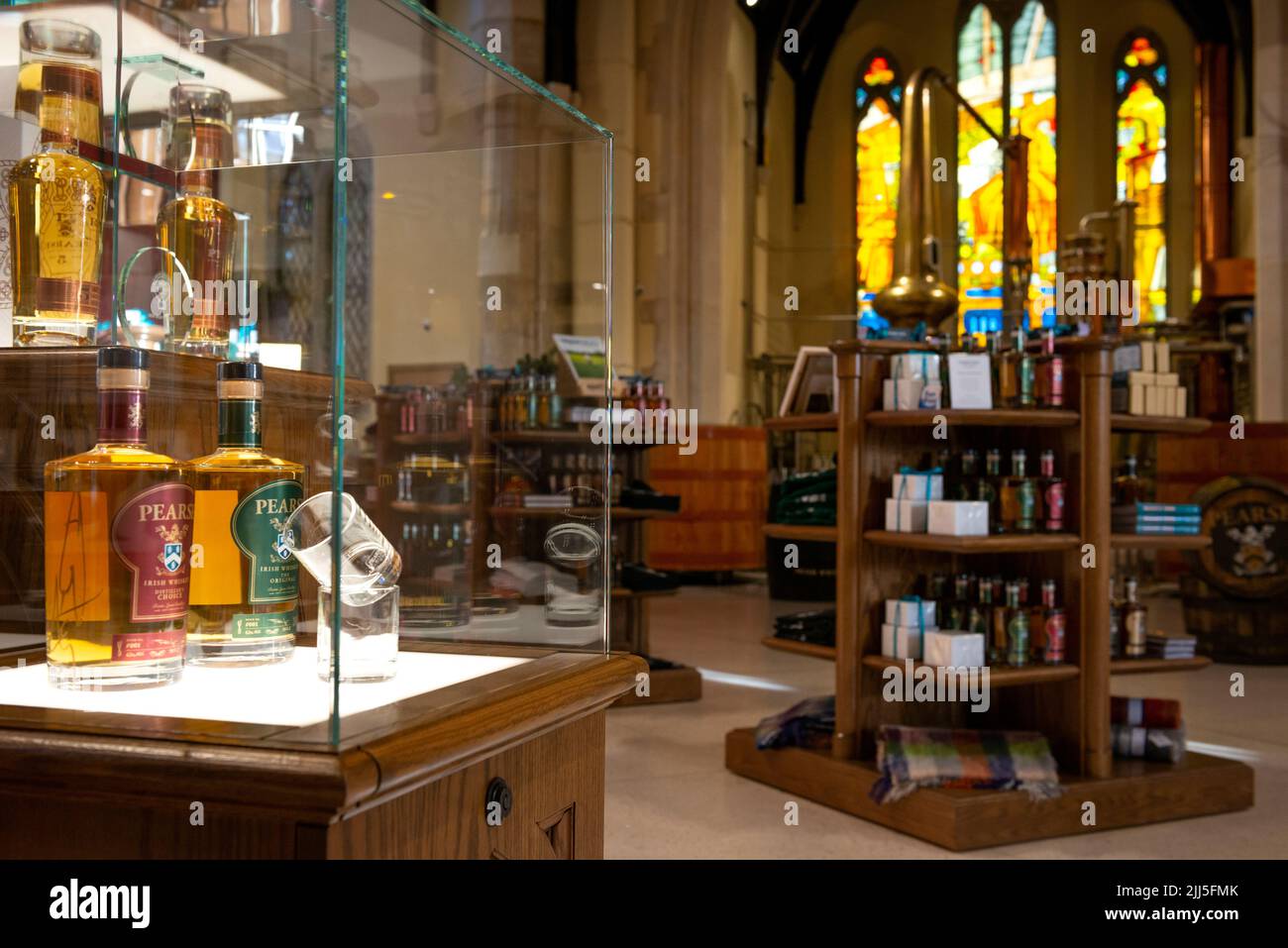 Pearse Lyons Distillery Innenraum, St. James, Dublin, Irland. Stockfoto