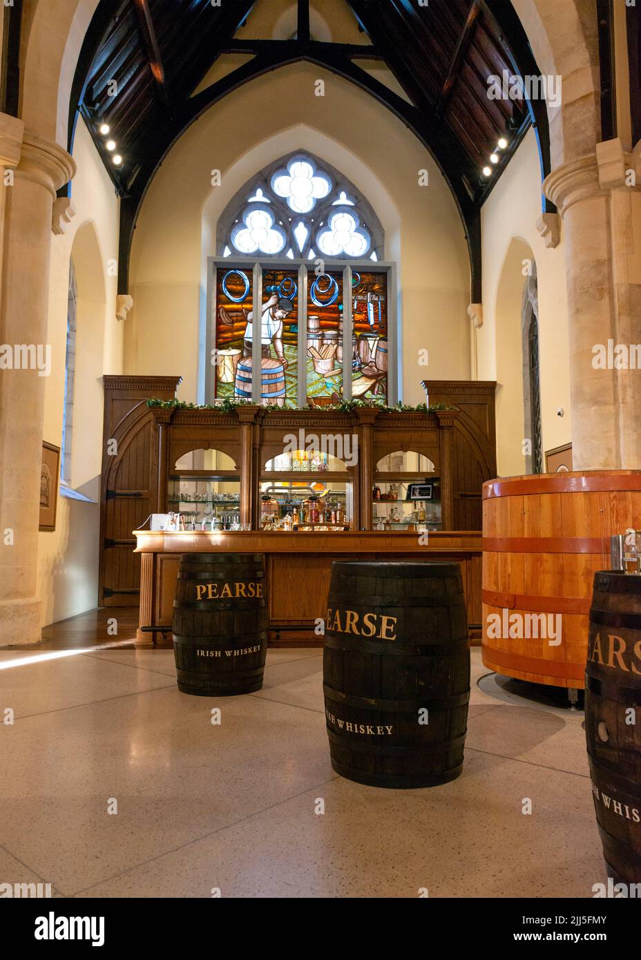 Pearse Lyons Distillery Innenraum, St. James, Dublin, Irland. Stockfoto