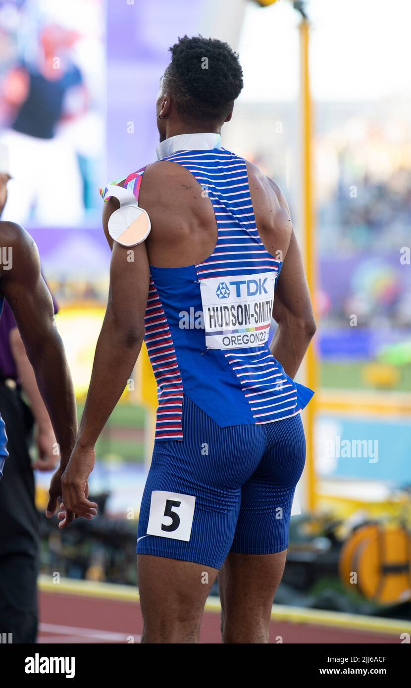 Matthew Hudson Smith (GB&NI) Bronzemedaille beim Herrenfinale 400m am