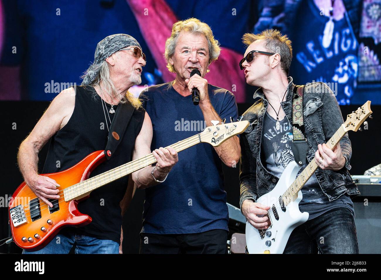 Deep Purple tritt im Juni 2022 live in Oslo auf Stockfoto