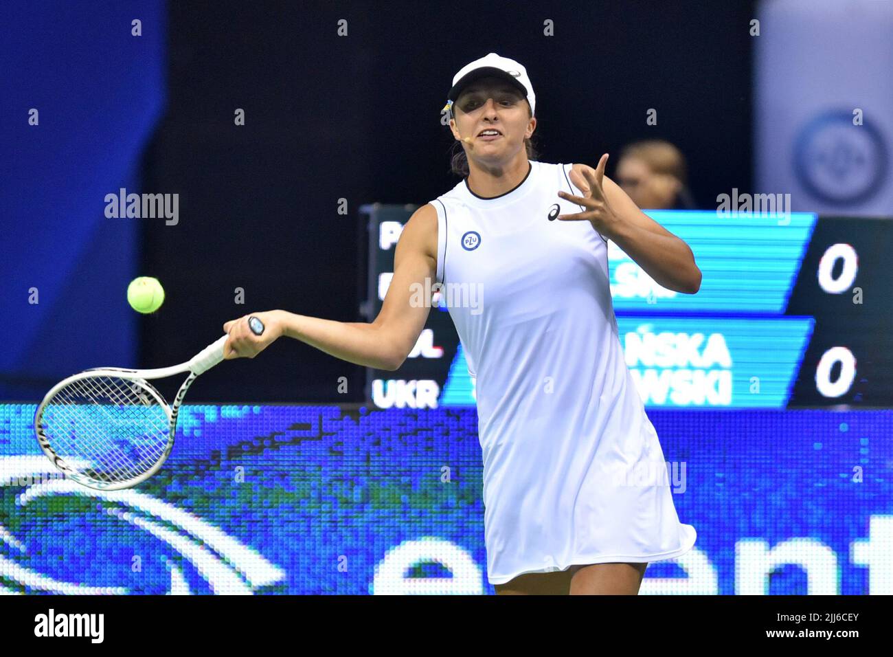 IGA Swiatek während des Charity-Matches von IGA Swiatek und Friends for