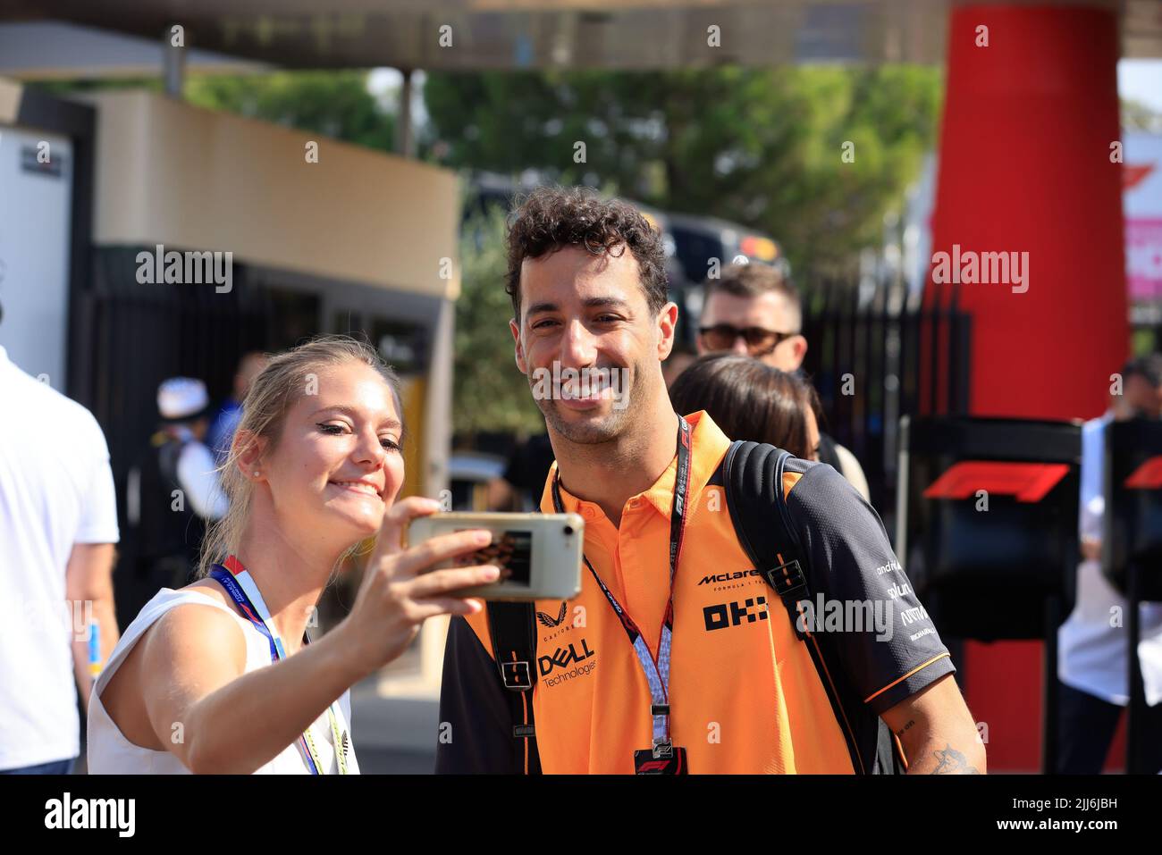 jul 22 2022 Le Castellet, Frankreich - F1 2022 Frankreich GP - Daniel Ricciardo (AUS) McLaren MCL36 Stockfoto