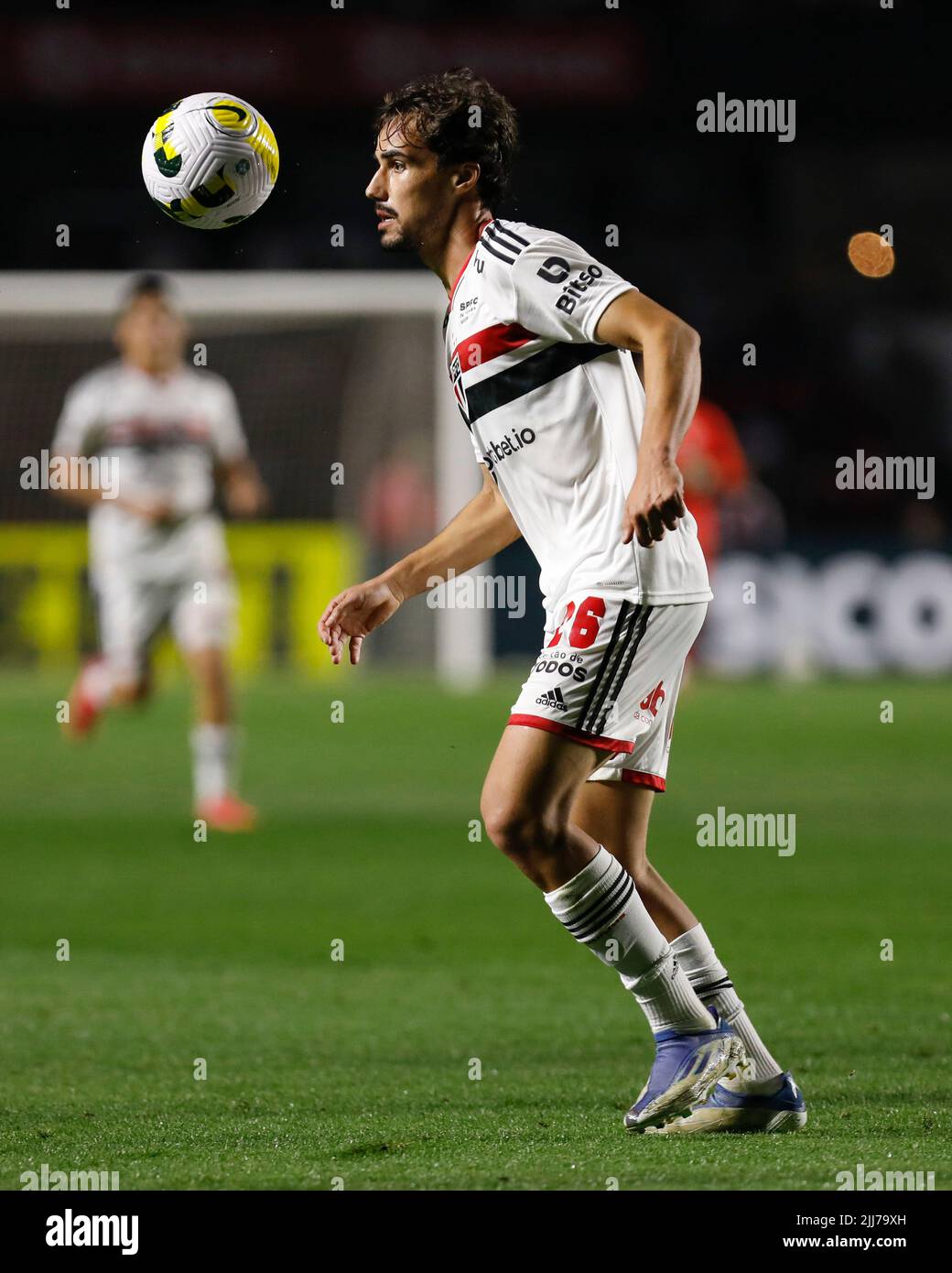 Sao Paulo, (SP) 23.07.2022 - Brasilianische Meisterschaft/Sao Paulo x Goias - Igor Gomes während eines Spiels zwischen Sao Paulo x Goias im Estadio do Morumbi, in Sao Paulo, SP. Spiel gültig für die neunzehnte Runde der Brasileirao 2022. 31161 (Ricardo Moreira/SPP) Quelle: SPP Sport Press Foto. /Alamy Live News Stockfoto