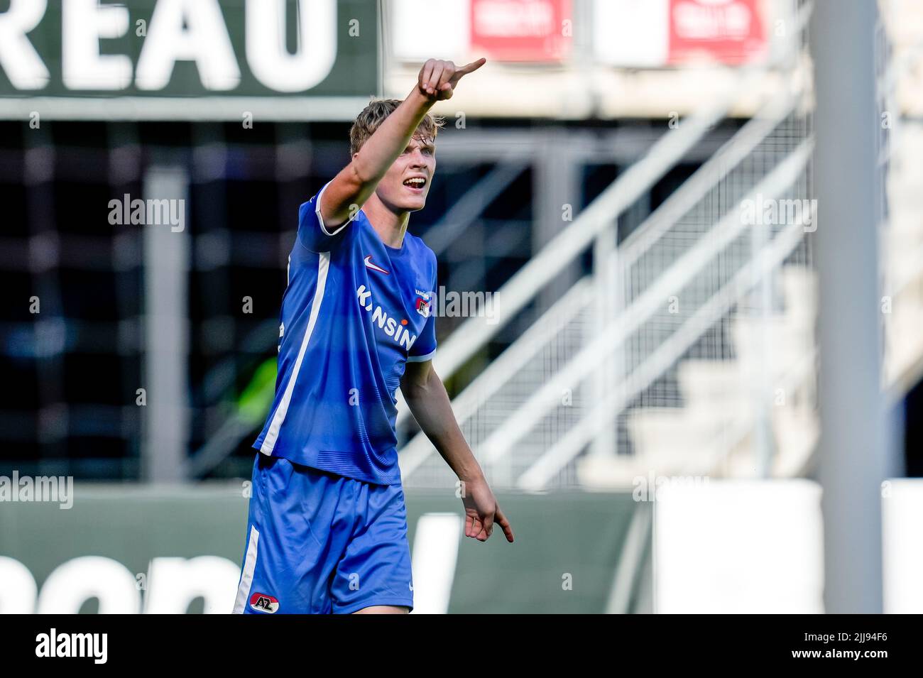 ALKMAAR, NIEDERLANDE 24. JULI Maxim Dekker von AZ beim Vorsaison
