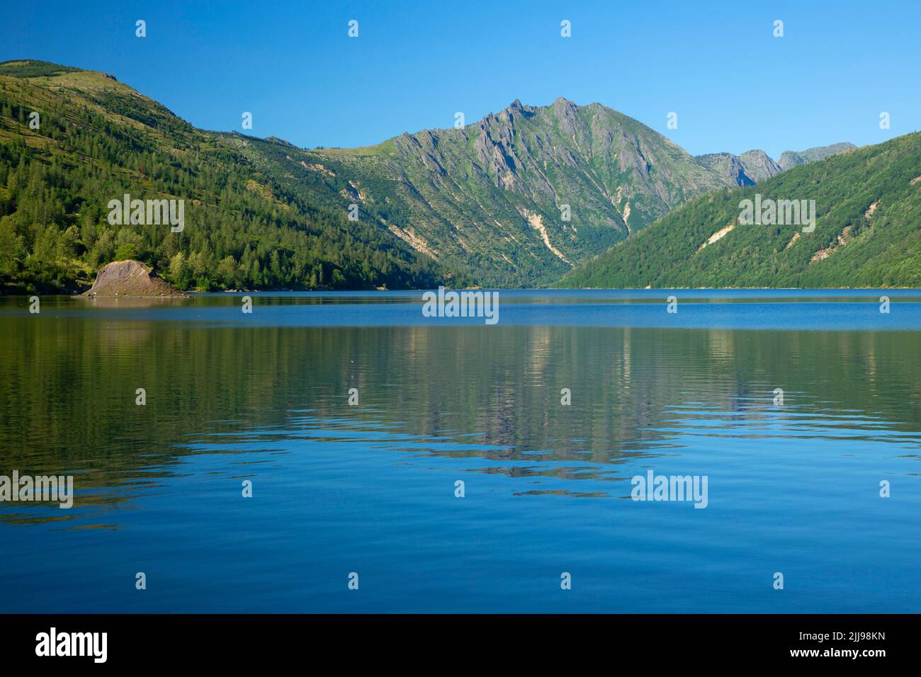 Coldwater Lake, Mt St. Helens National Volcanic Monument, Washington Stockfoto