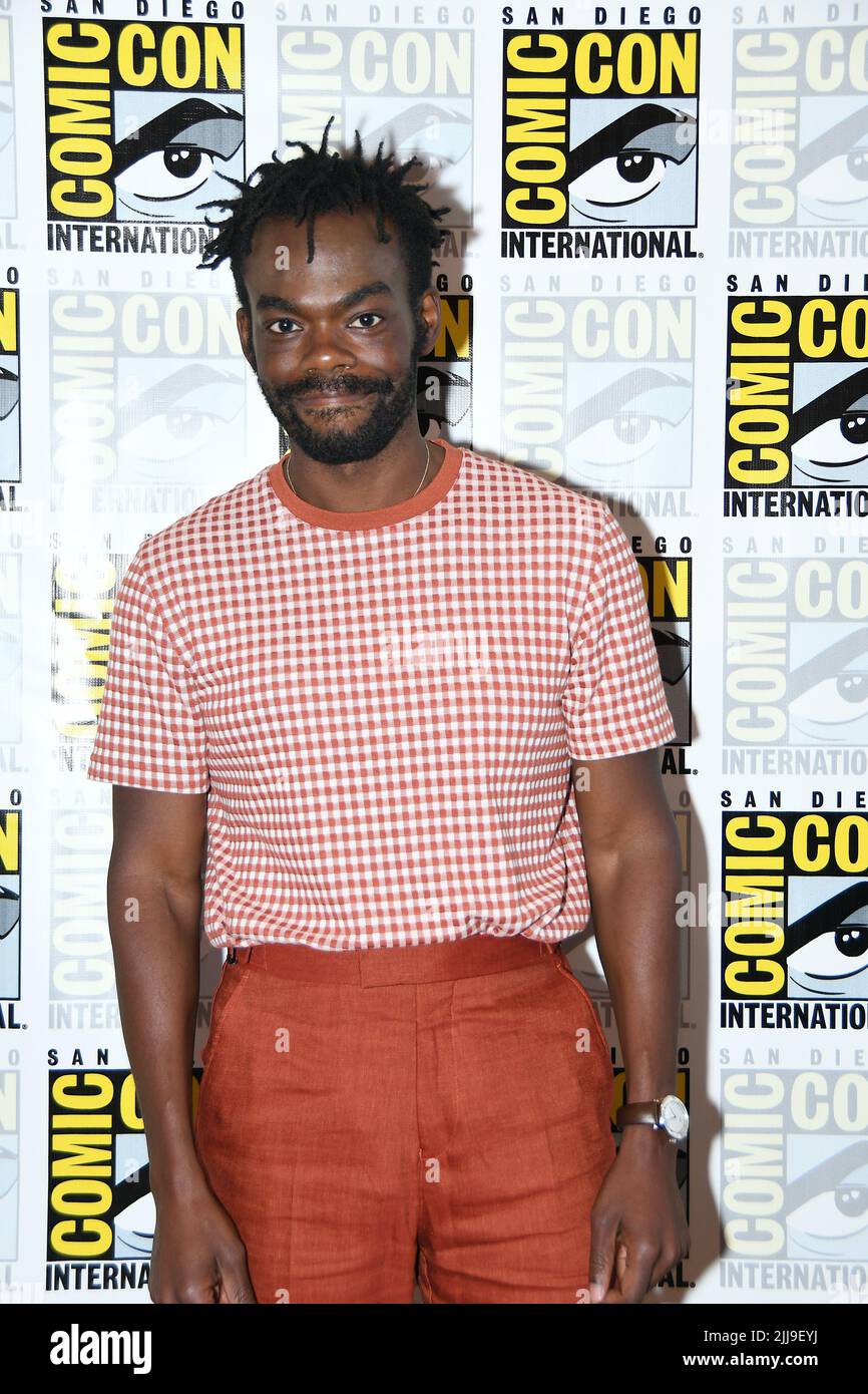 William Jackson Harper Ankunft im Fotocall des ‘The Resort’ im Hilton Bayfront am San Diego International Comic-Con Day 3, der am Juli stattfand Stockfoto