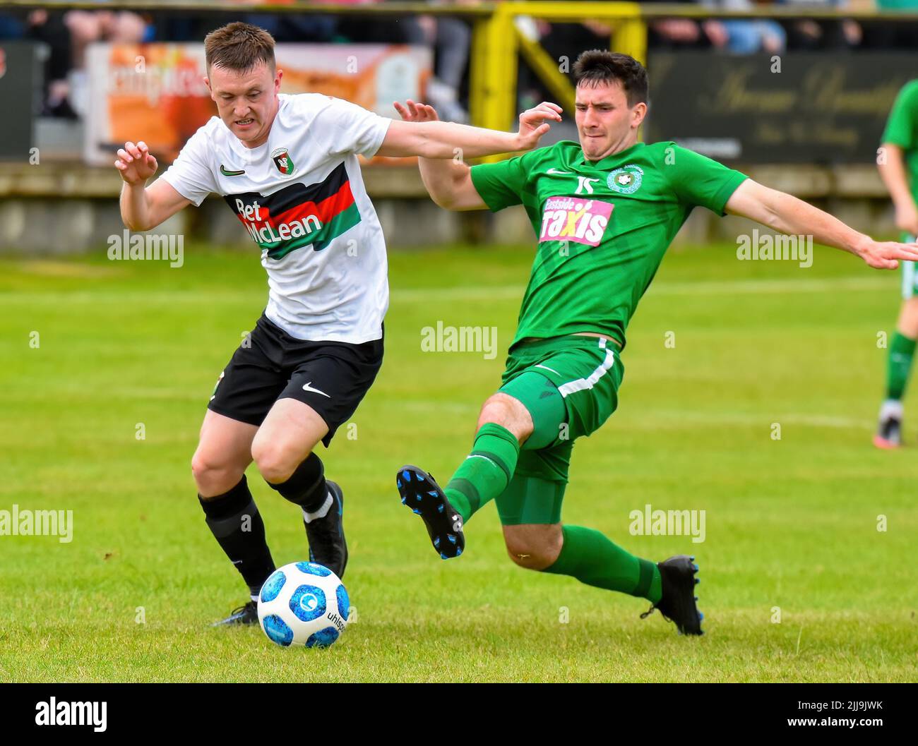 Dundela Vs Glentoran (Vor Der Saison Freundlich) Wilgar Park, Belfast, 23/07/22 Stockfoto