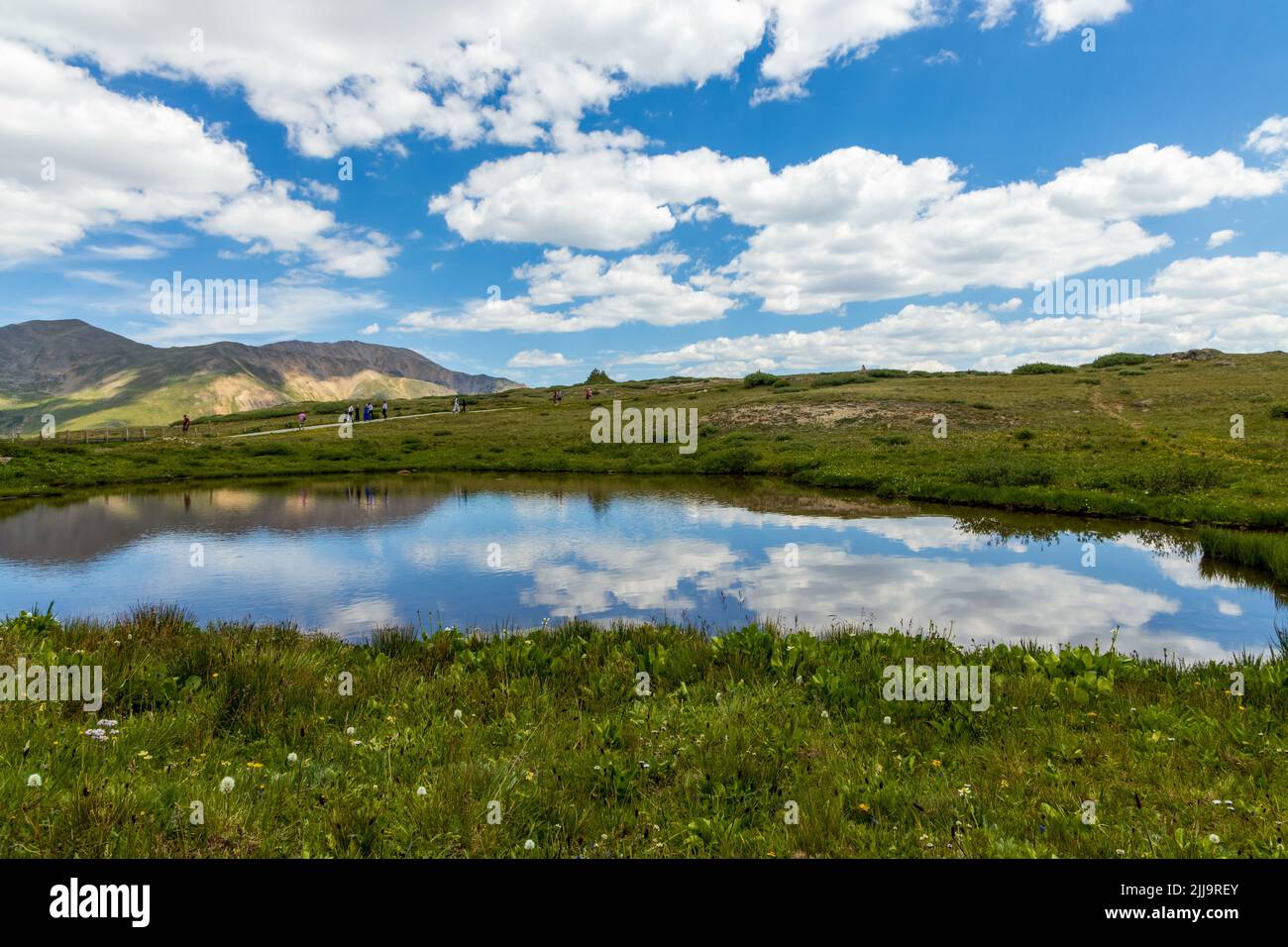 Independence Pass in der Nähe von Denver in Rocky Mountains, Colorado Stockfoto