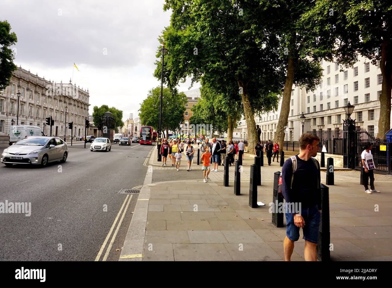 Downing Street, London, Großbritannien Stockfoto