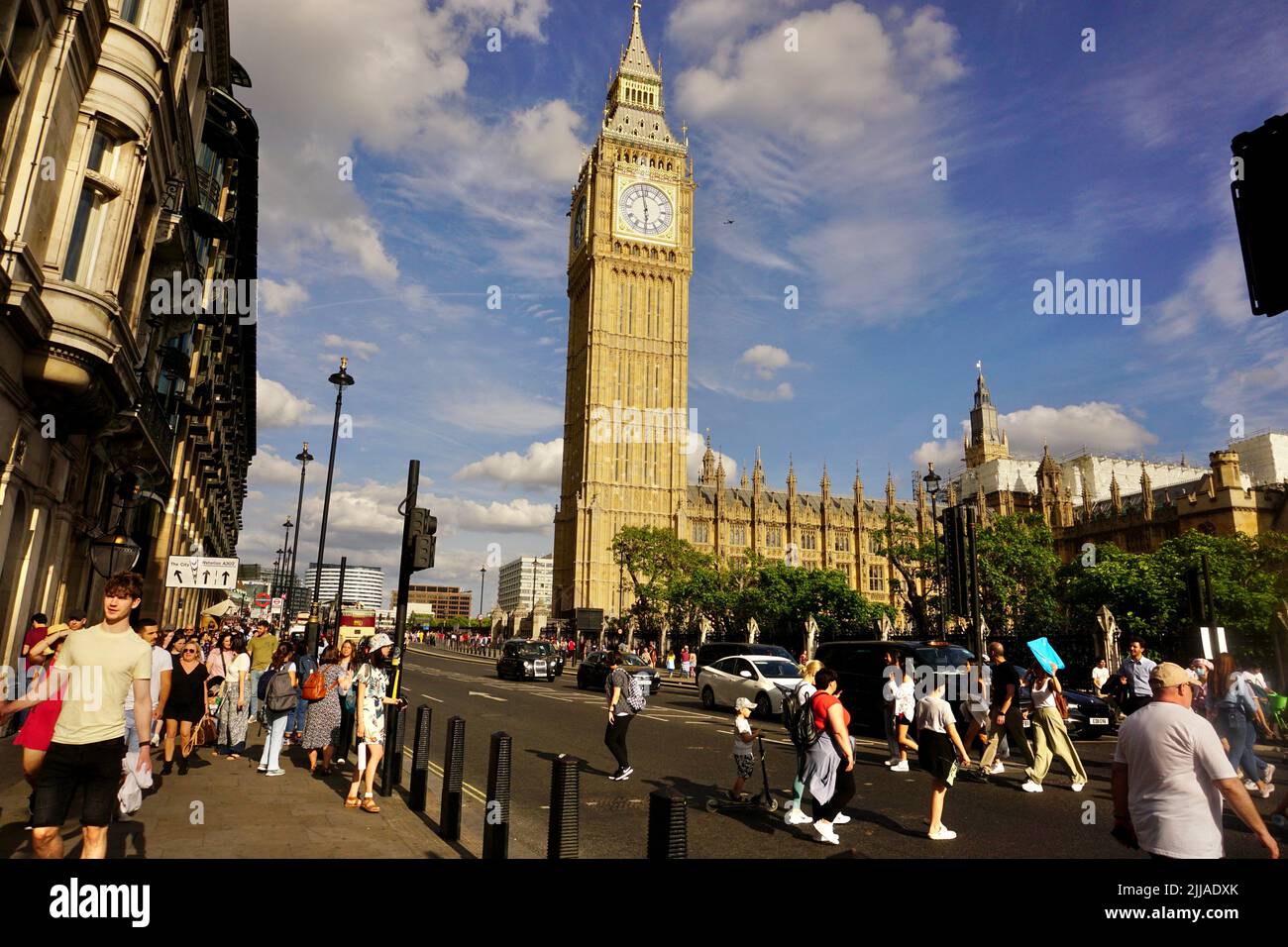 Westminster in Central London, Großbritannien Stockfoto
