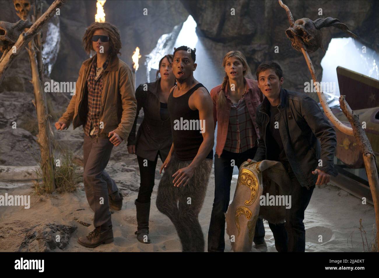 SMITH, JACKSON, DADDARIO, LERMAN, PERCY JACKSON: MEER DER MONSTER, 2013 Stockfoto