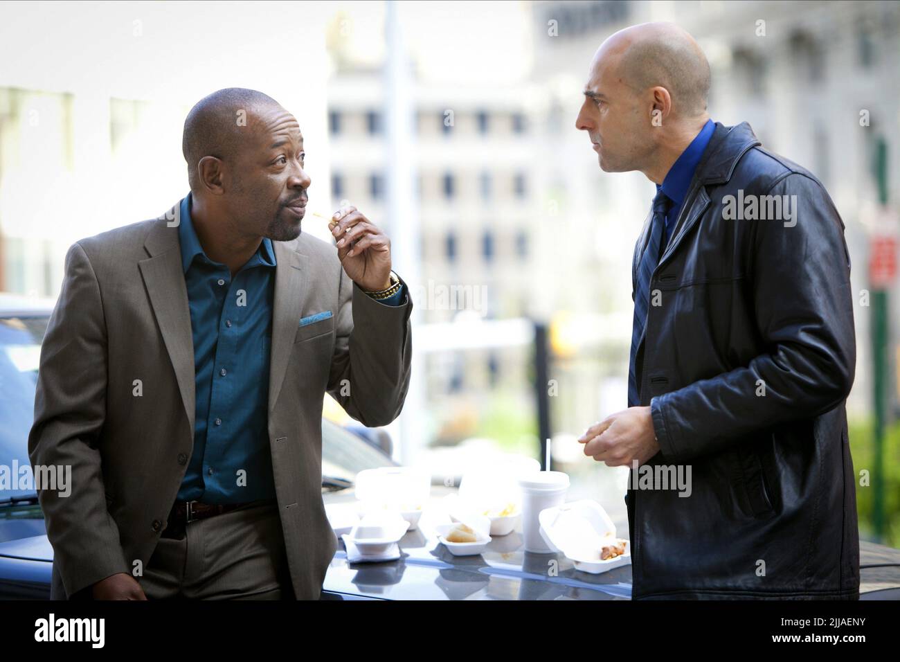 LENNIE JAMES, MARK STRONG, NIEDRIGE WINTER SONNE, 2013 Stockfoto